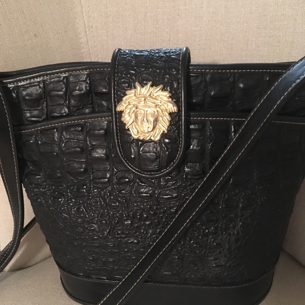 Black Leather Shoulder Bag